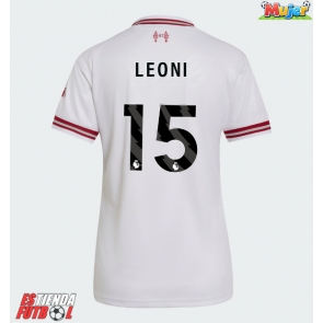 Liverpool Giovanni Leoni #15 Segunda Equipación Mujer 2026-27 Manga Corta